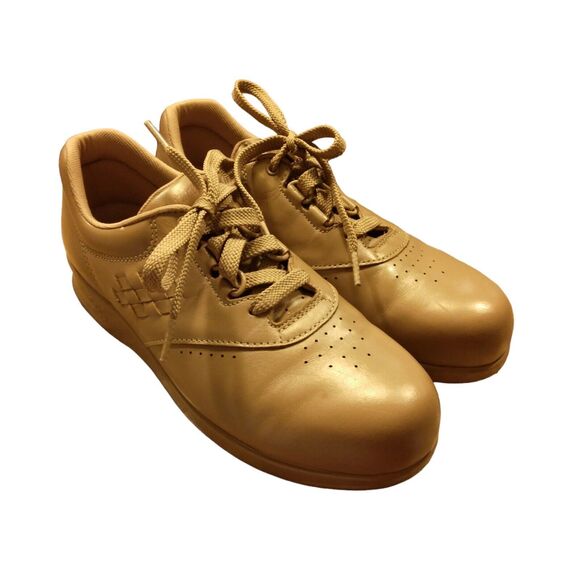 SAS free time Shoes womens Size 7 N tan leather walking Tri-Pad Comfort - Picture 1 of 9